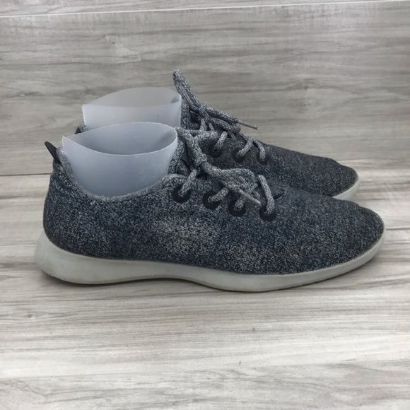 Allbirds Sneakers Mens 12 Gray Merino Wool Runners Lace Up Shoes main image 8
